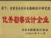 优秀勘察设计企业（2008）