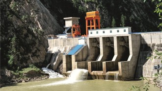 铁城水电站大坝